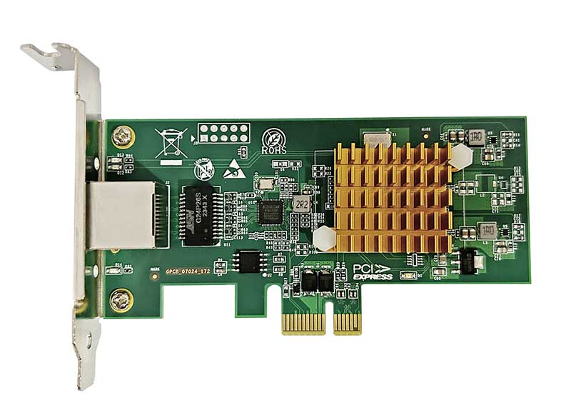 光潤通千兆單光口PCI-E X4光潤通自主G210IS芯片網(wǎng)卡  FF-901T-V3.0